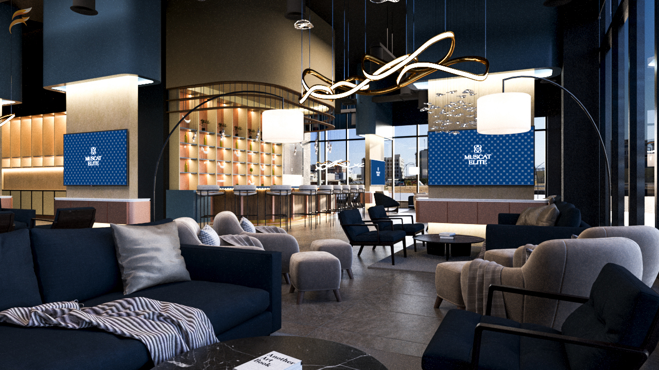 Muscat Elite Clubhouse Lounge