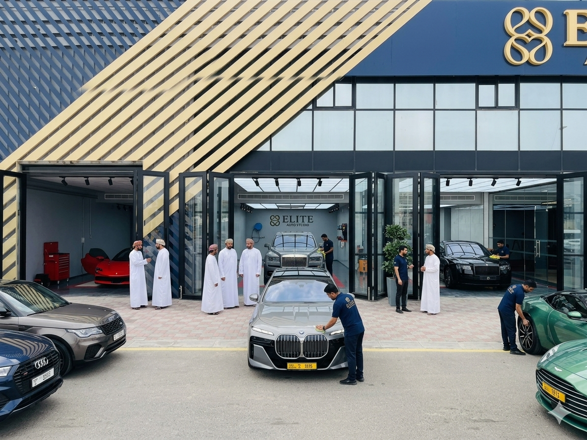 Elite Auto Studio facility front area
